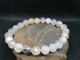 Bracelet en Agate Cerise ou agate. Fleur