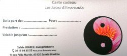 Carte cadeau soins